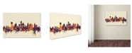 Trademark Global Michael Tompsett 'Houston Texas Skyline' Canvas Art - 12" x 19"